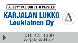 Karjalan Lukko V. Loukiainen Oy logo